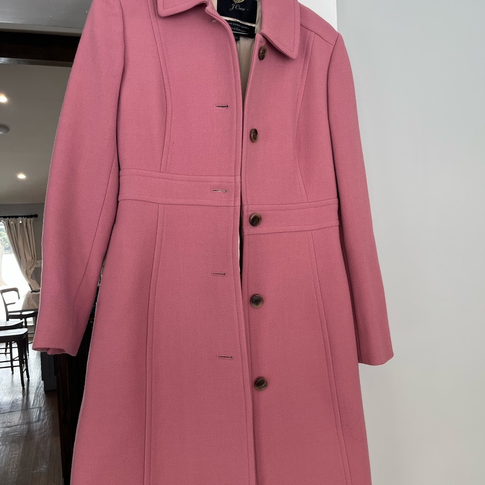 J.Crew Italian Double Cloth Coat with 3M thinsulate